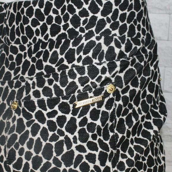 MICHAEL MICHAEL KORS Jean Leggings Animal Print Jeggings Colored Denim Small - Picture 4 of 13